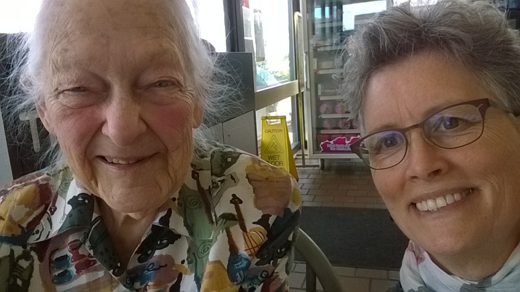 I was explaining what a selfie was to my 88 year old friend Roberta. She giggled.